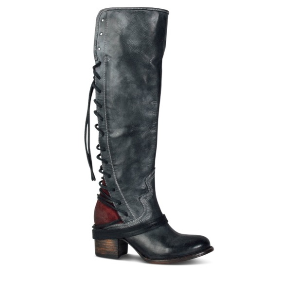 Coal distressed black freebird by Steven boots - Picture 2 of 7